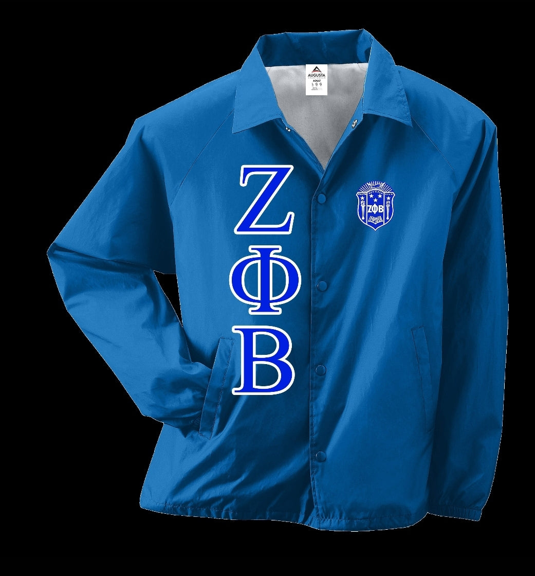 Zeta Phi Beta: Zig Zag Stitch Line Jacket - Personalized