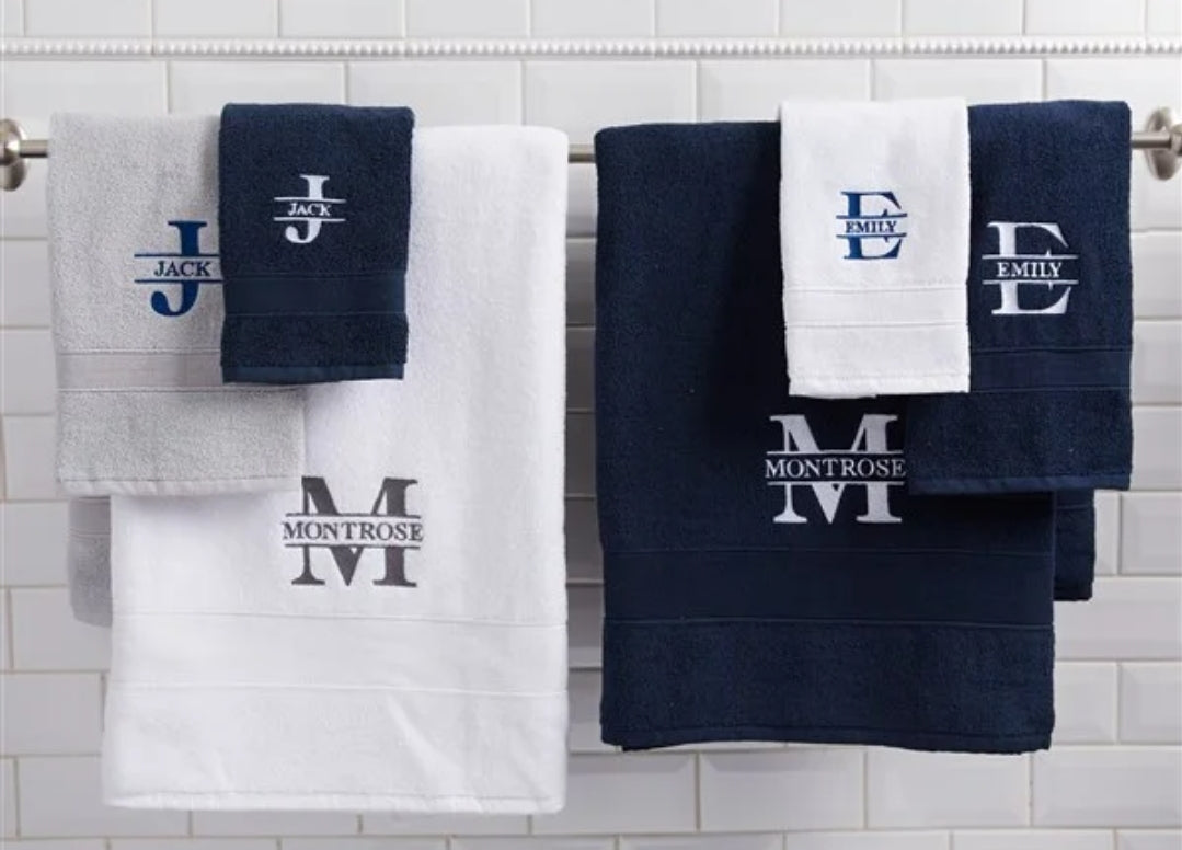 Embriodered Towels
