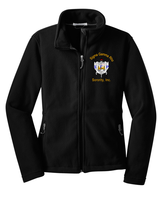 Sigma Gamma Rho Sorority Fleece (Embroidered Patch)
