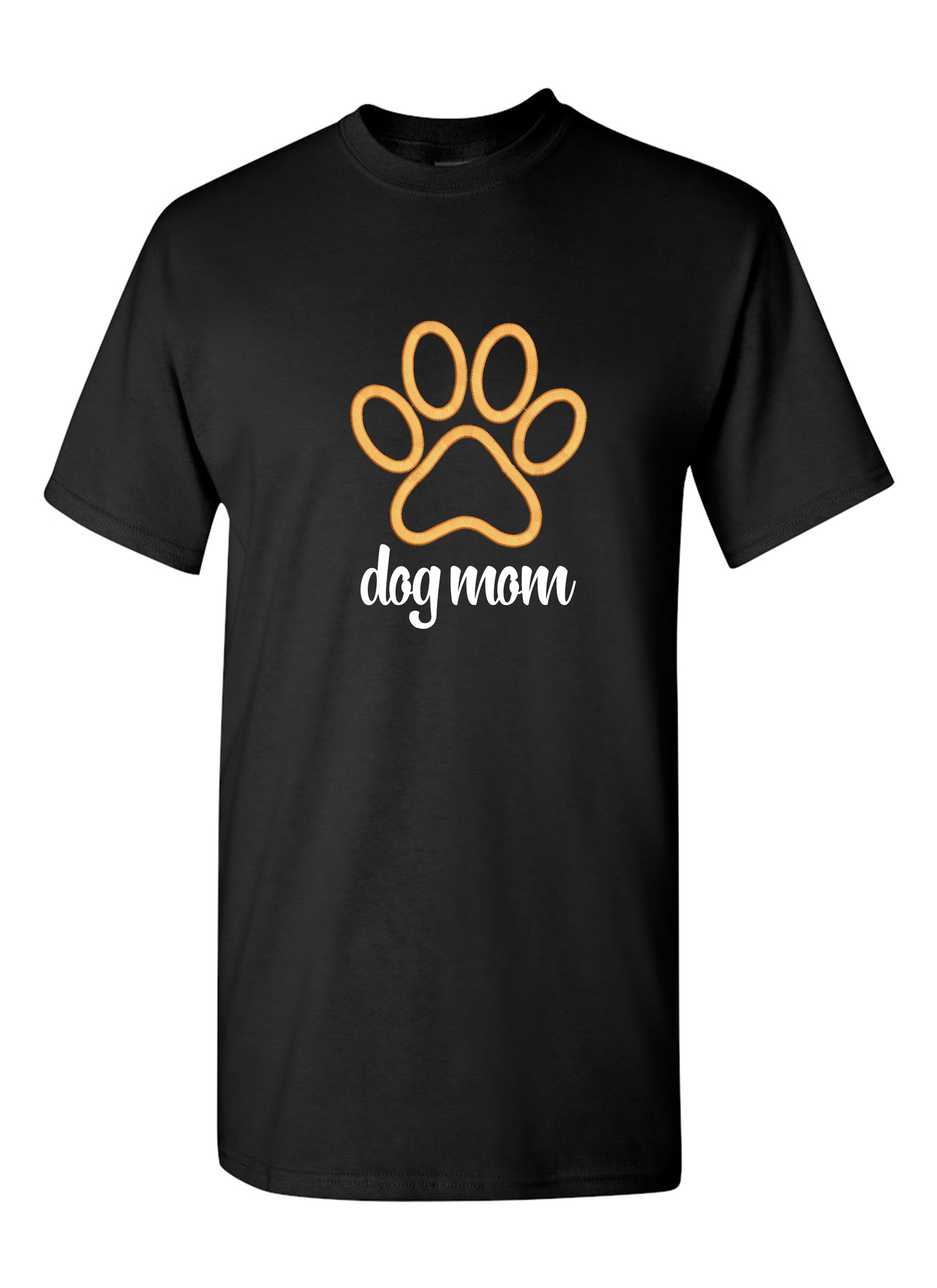 Dog Mom T-Shirt (Embroidery/HTV)