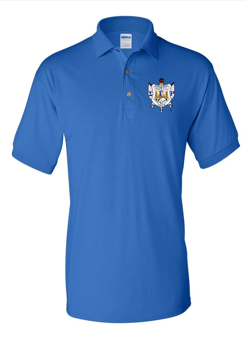 Sigma Gamma Rho Unisex Polo (Full Embroidered Shield)