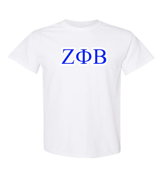 Zeta Phi Beta Letter Shirt