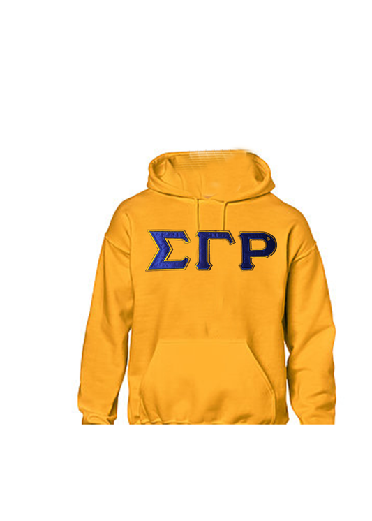 Sigma Gamma Rho: Hooded Letter Sweatshirt