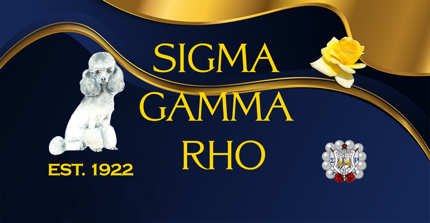 Sigma Gamma Rho: Front License Plate