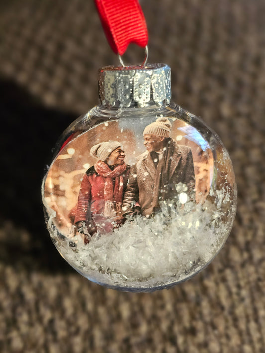 Classy Couple Christmas Ornament