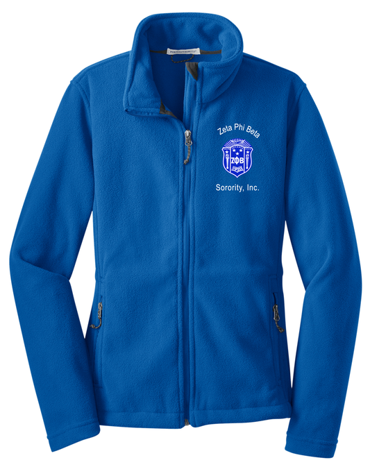 Zeta Phi Beta Sorority Fleece (Embroidered Patch)