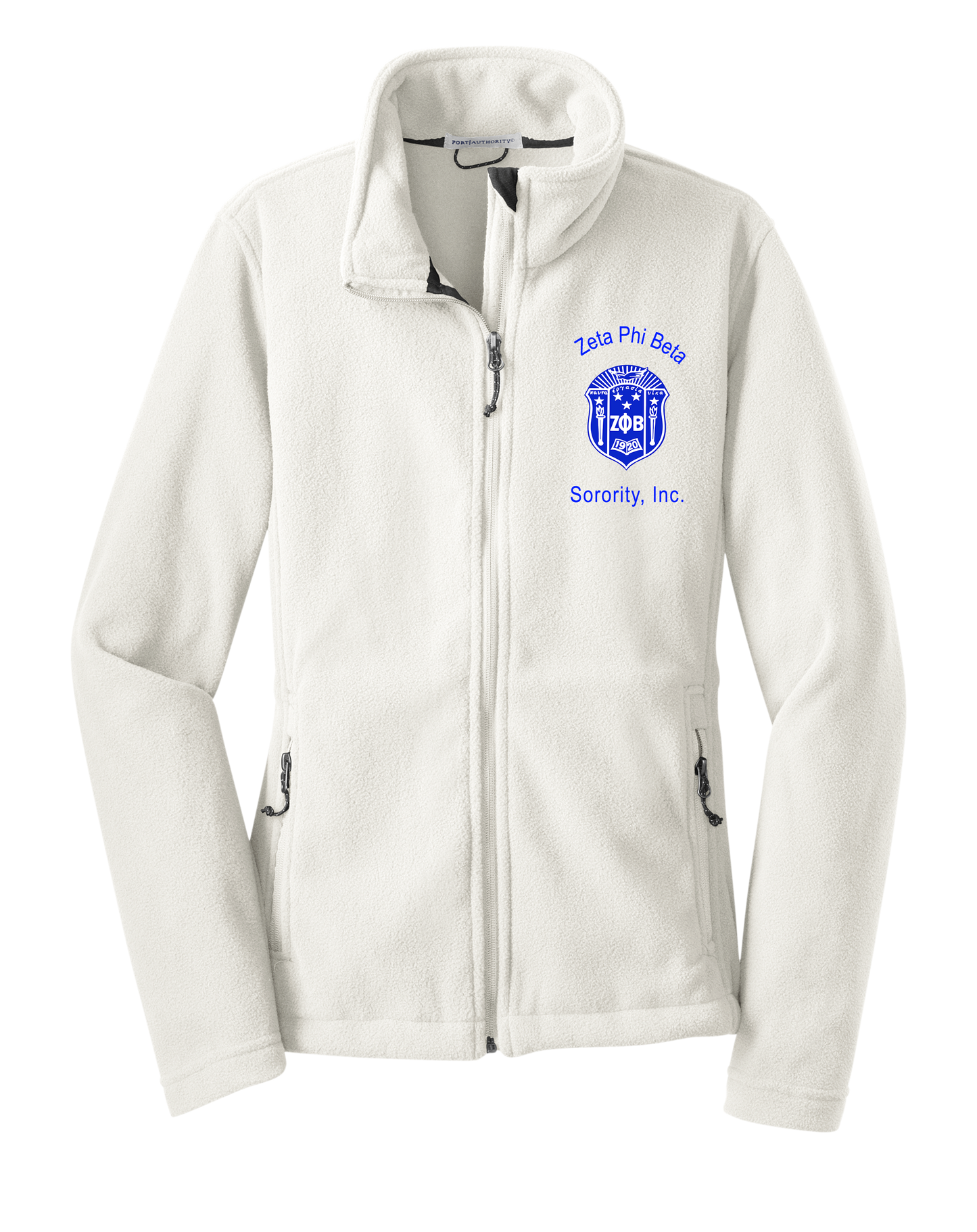 Zeta Phi Beta Sorority Fleece (Embroidered Patch)
