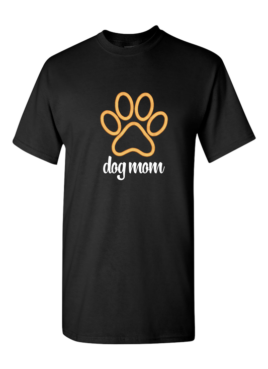 Dog Mom T-Shirt (Embroidery/HTV)