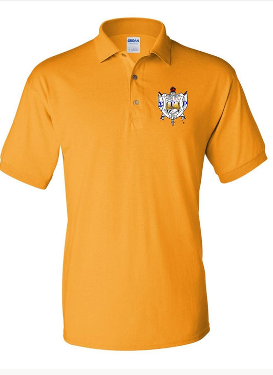 Sigma Gamma Rho Unisex Polo (Full Embroidered Shield)
