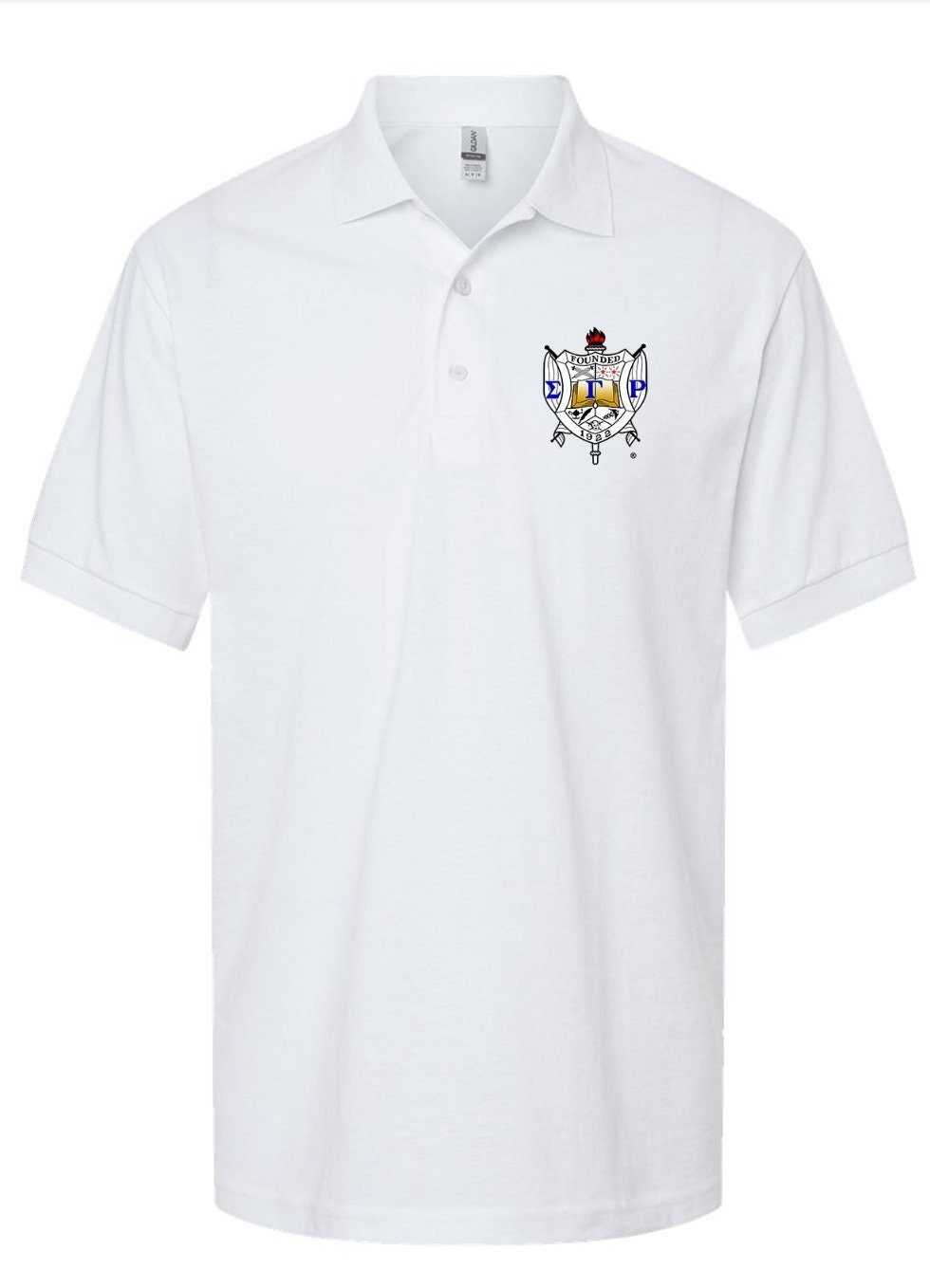 Sigma Gamma Rho Unisex Polo (Full Embroidered Shield)
