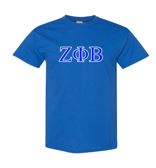 Zeta Phi Beta Letter Shirt