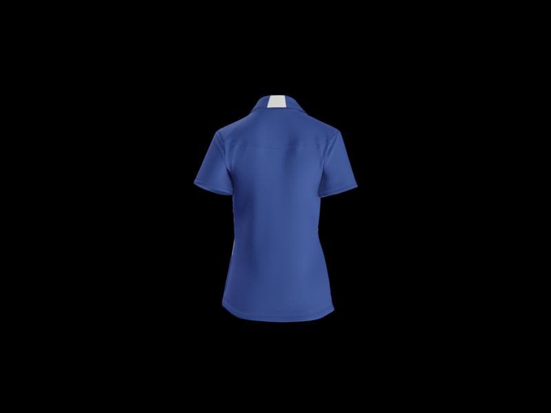 Zeta Phi  Beta Women's Cut Polo (Embroidered Shield Patch)