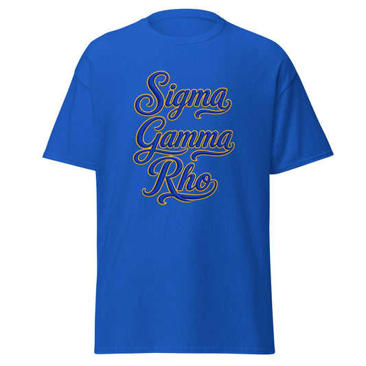 Sigma Gamma Rho Cursive