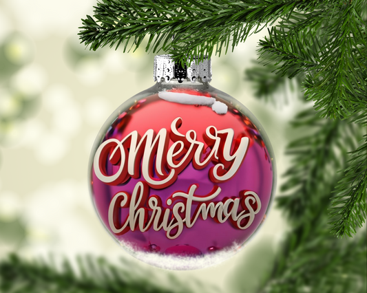 Merry Christmas Ornament