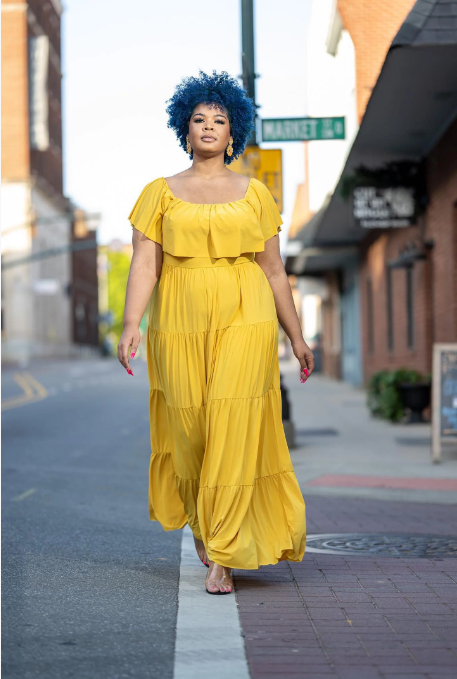 OFF SHOULDER TIERED MAXI DRESS