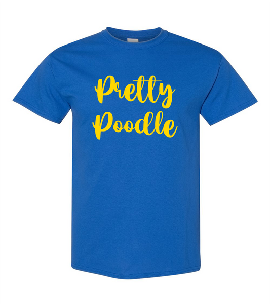 Pretty Poodle Embroidered T-Shirt
