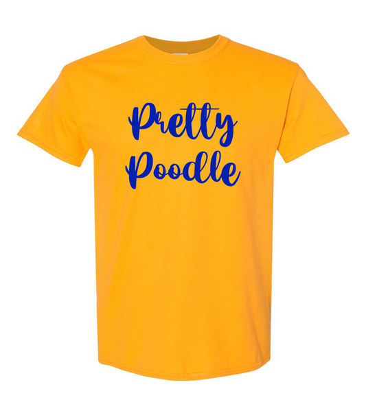 Pretty Poodle Embroidered T-Shirt