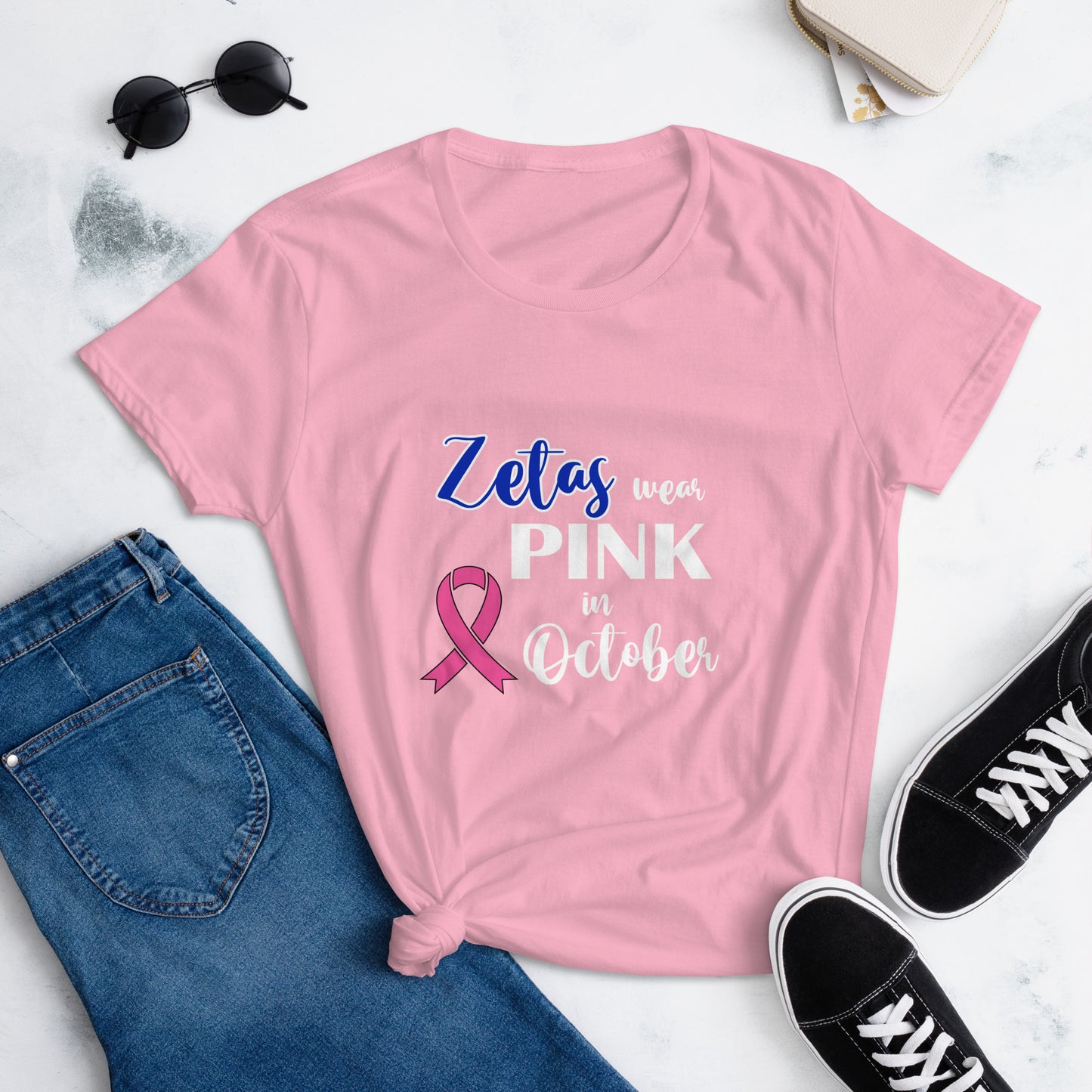 Zetas Wear Pink in October