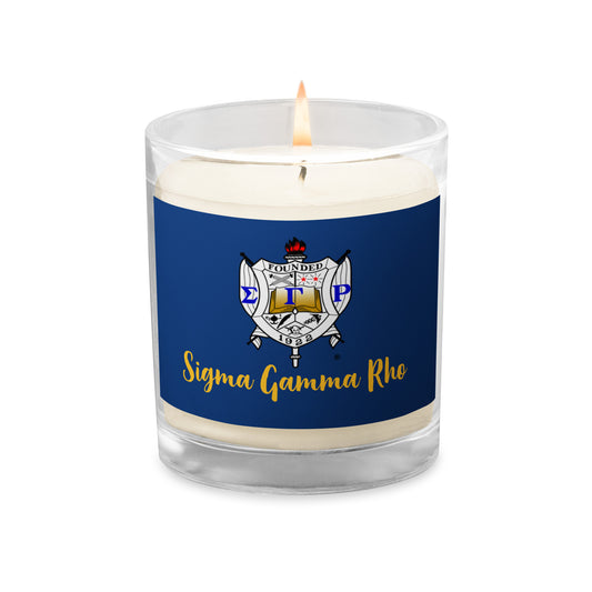 Glass Soy Candle - Sigma Gamma Rho
