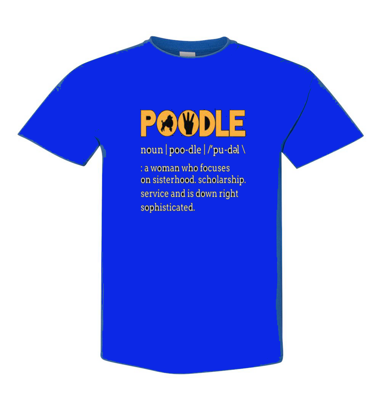 Sigma Gamma Rho Poodle Definition T-Shirt